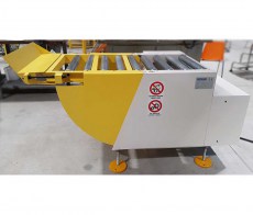 attrezzature asservimento macchine e automatismi di produzione - Rulliera sollevamento mole